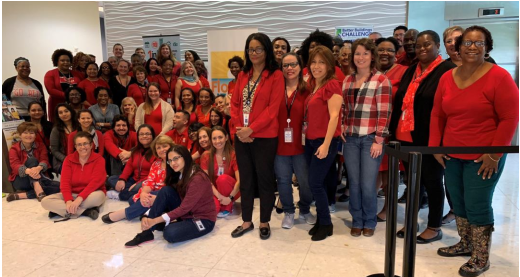 The DOH-Palm Beach is proud to participate in National Wear Red Day to help raise awareness about heart disease and stroke in women.